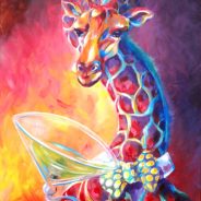 Giraffe Dirty Martini