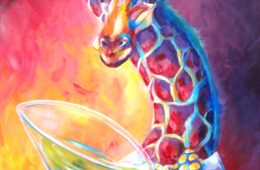 Giraffe Dirty Martini